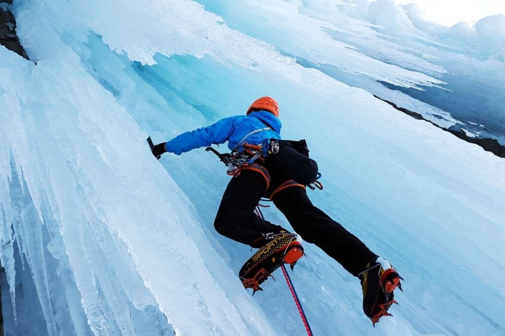 Ice climbing